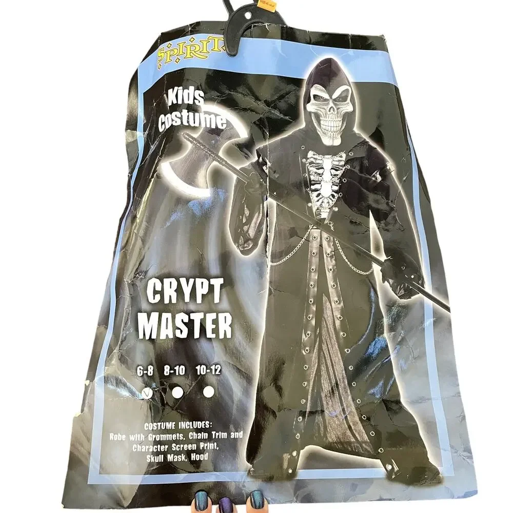 Crypt Master Halloween Costume Child Small Boy Spirit California Costumes 6-8